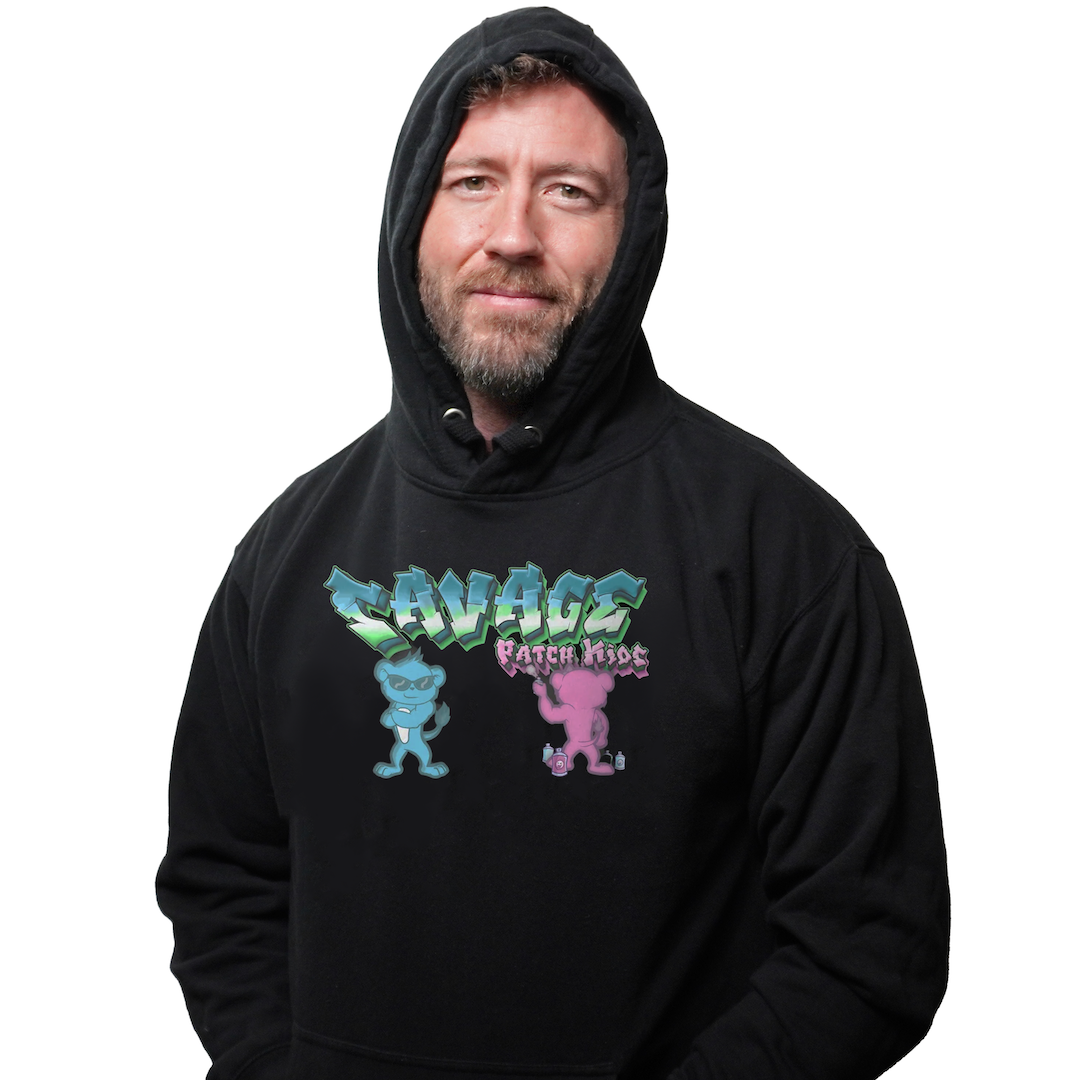 Adult Blue Savage Tagging Hoodie