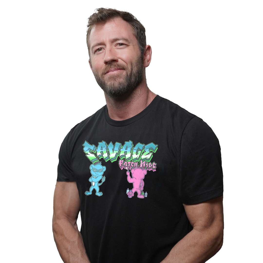 Adult Blue Savage Tagging Tee