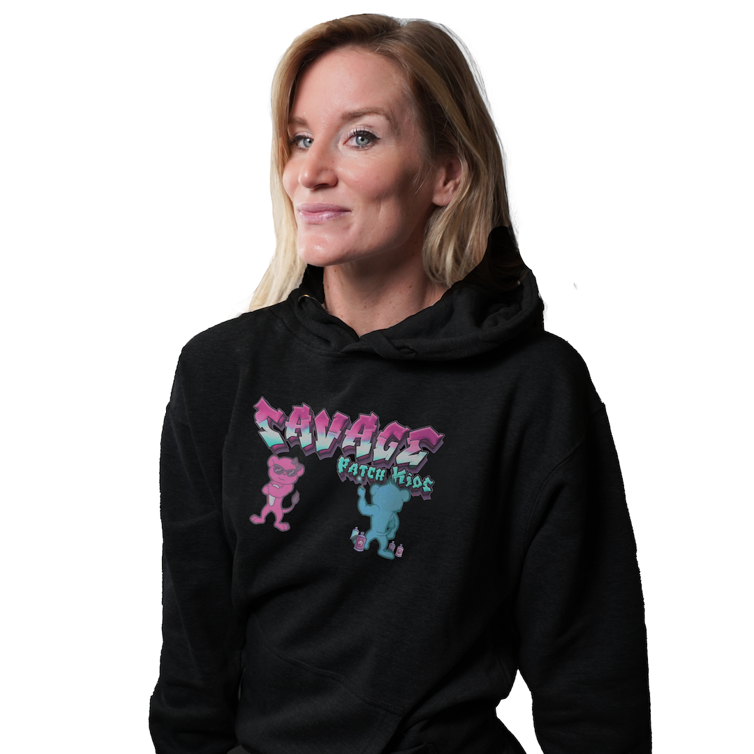 Adult Pink Savage Tagging Hoodie