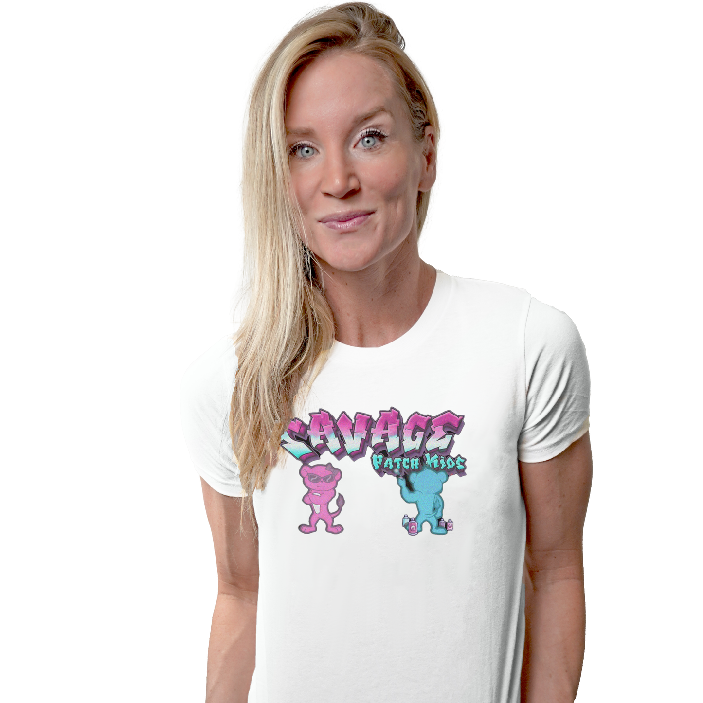 Adult Pink Savage Tagging Tee