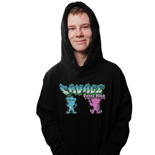 Youth Blue Savage Tagging Hoodie