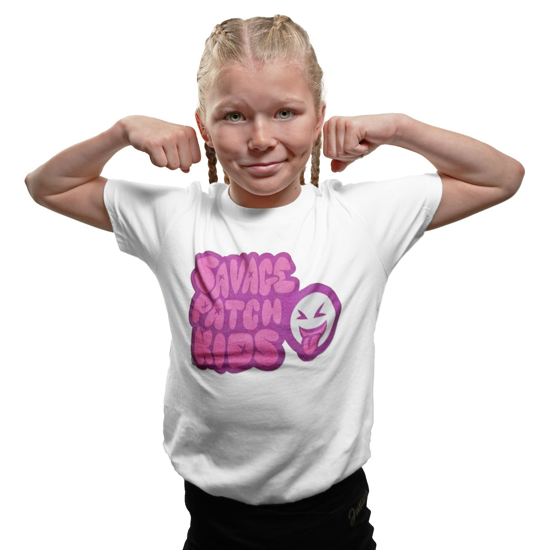 Youth Pink Savage Smile Tee