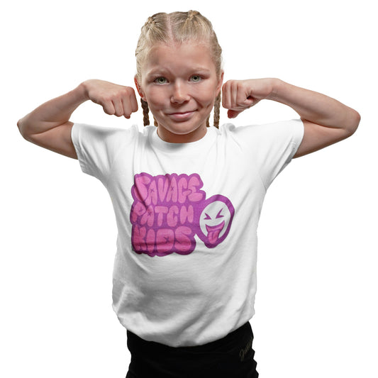 Youth Pink Savage Smile Tee