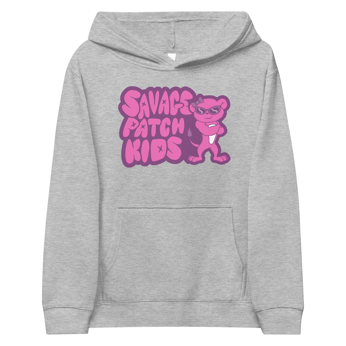 Youth "Patch" in Pink Hoodie