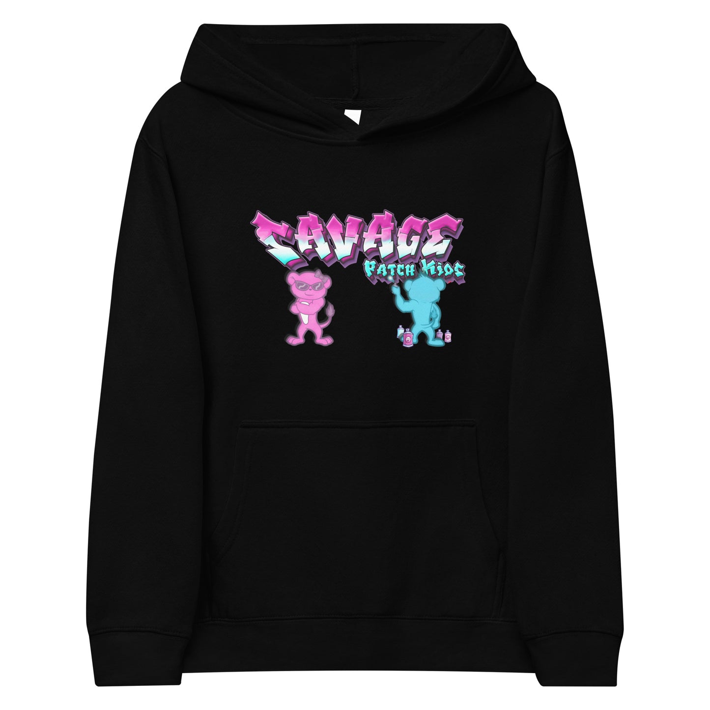 Youth Pink Savage Tagging Hoodie
