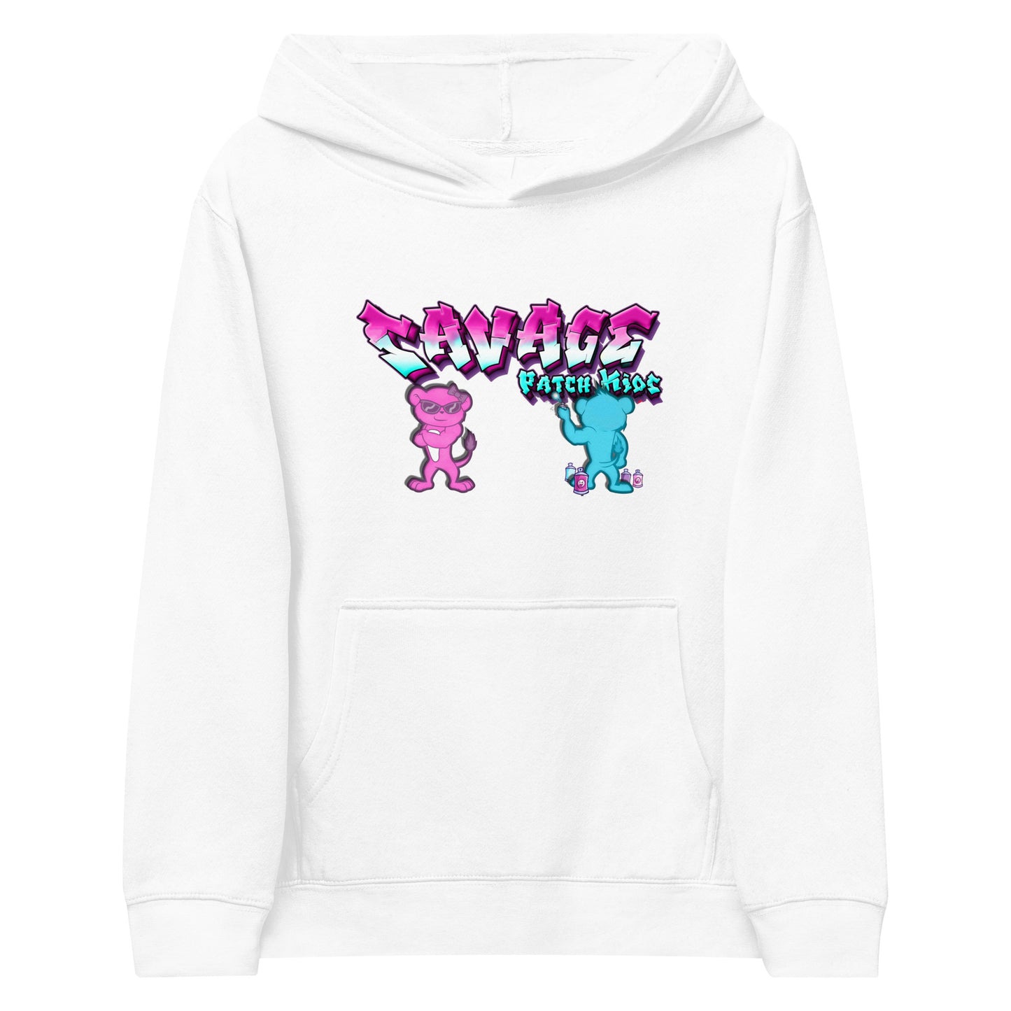 Youth Pink Savage Tagging Hoodie