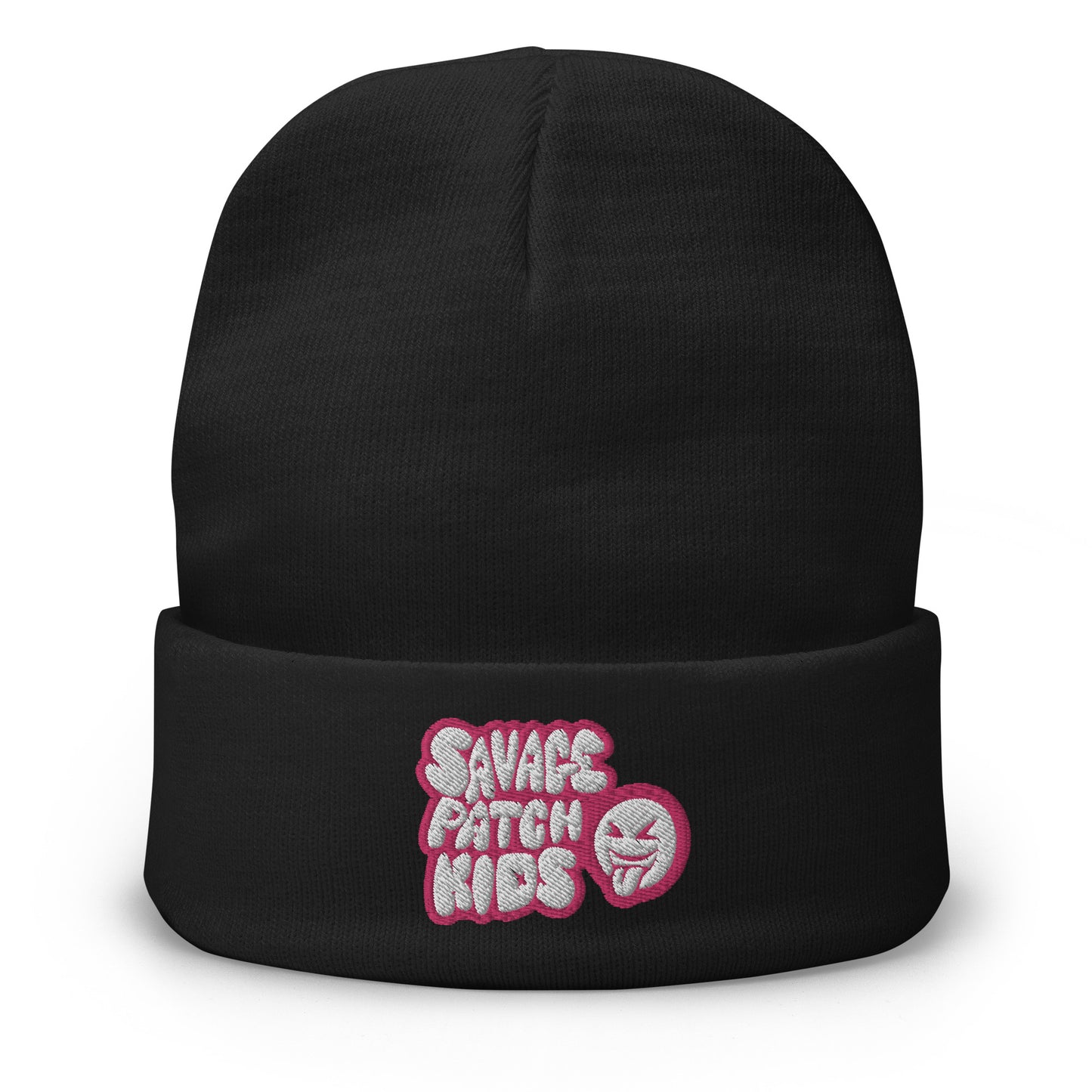 Pink Savage Smile Beanie