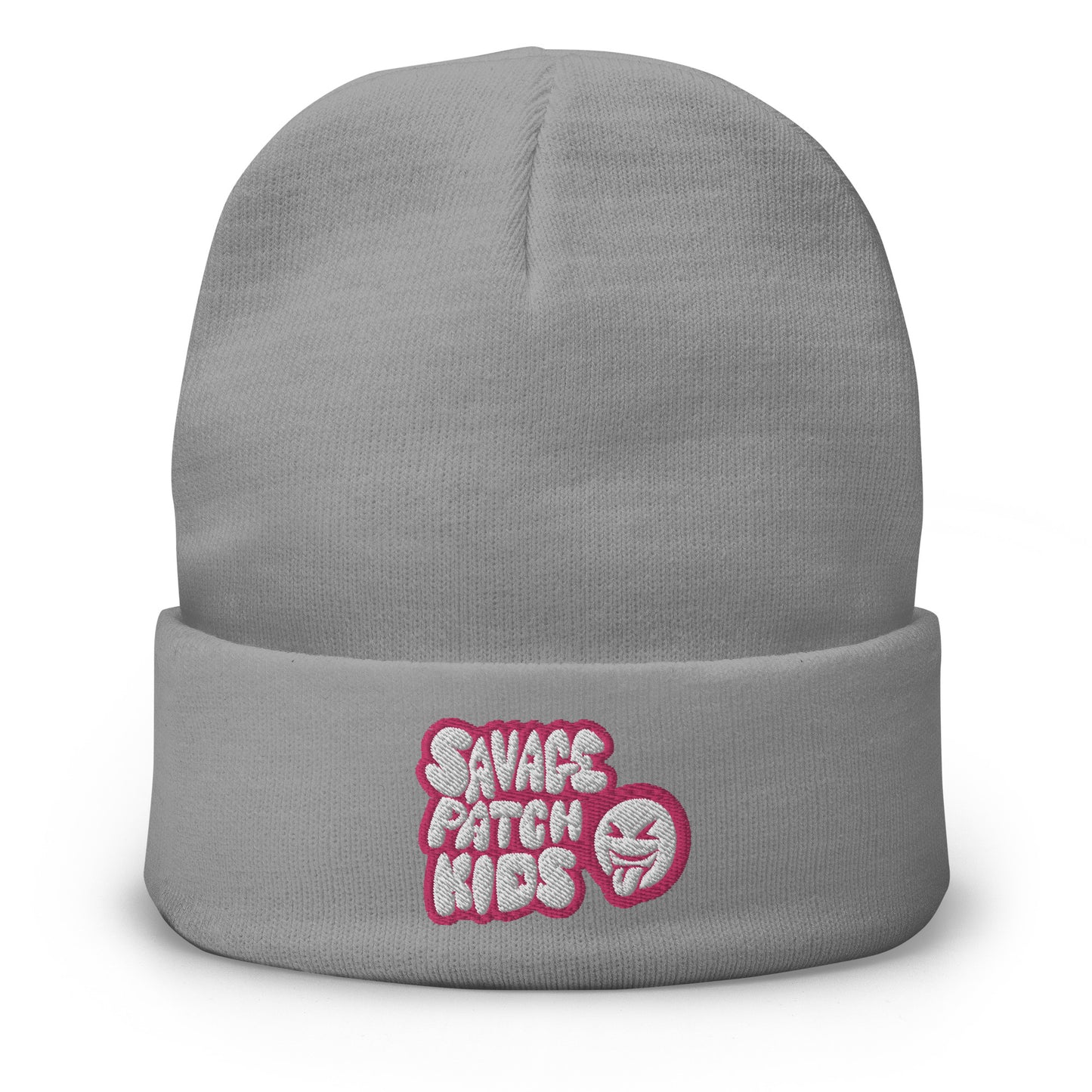Pink Savage Smile Beanie
