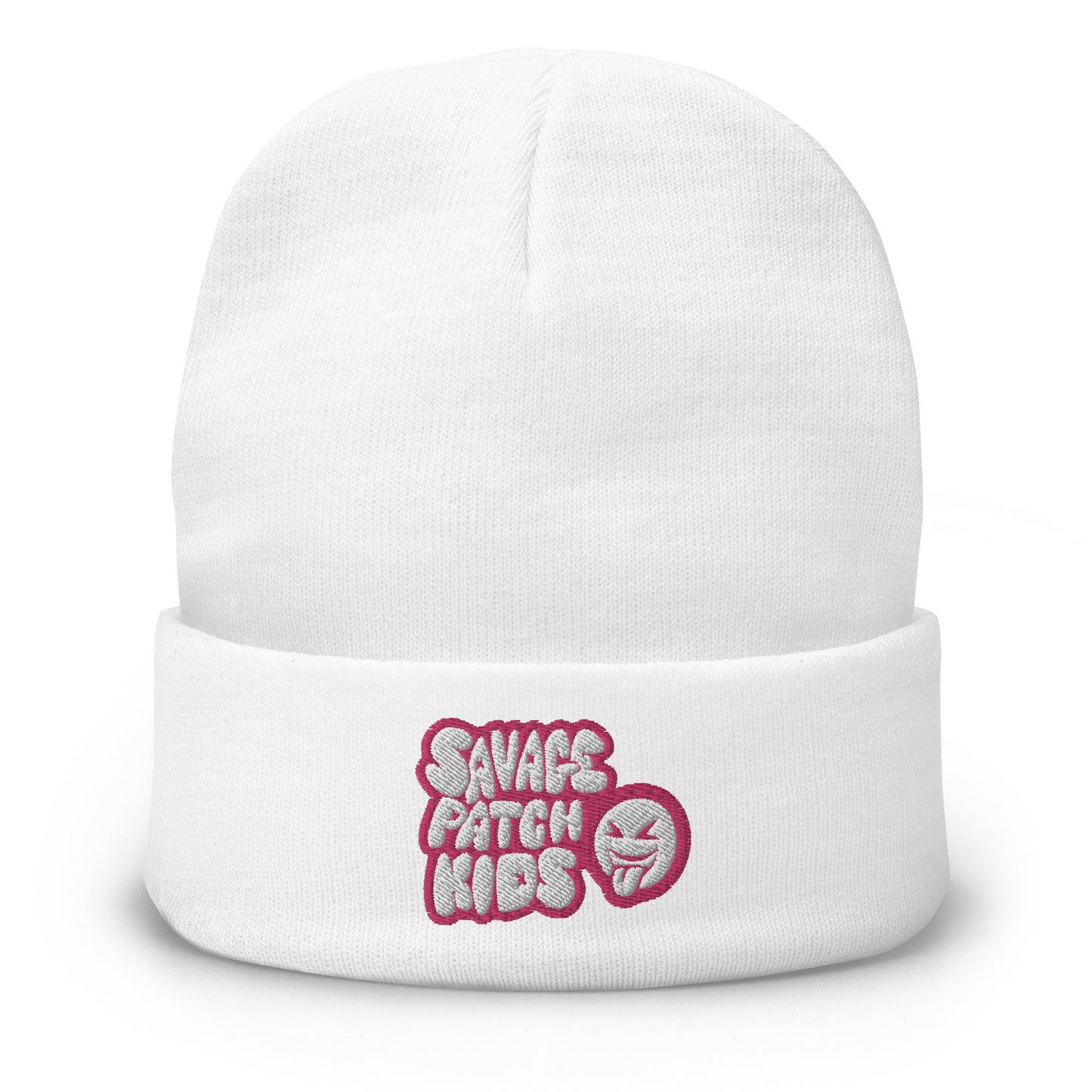 Pink Savage Smile Beanie