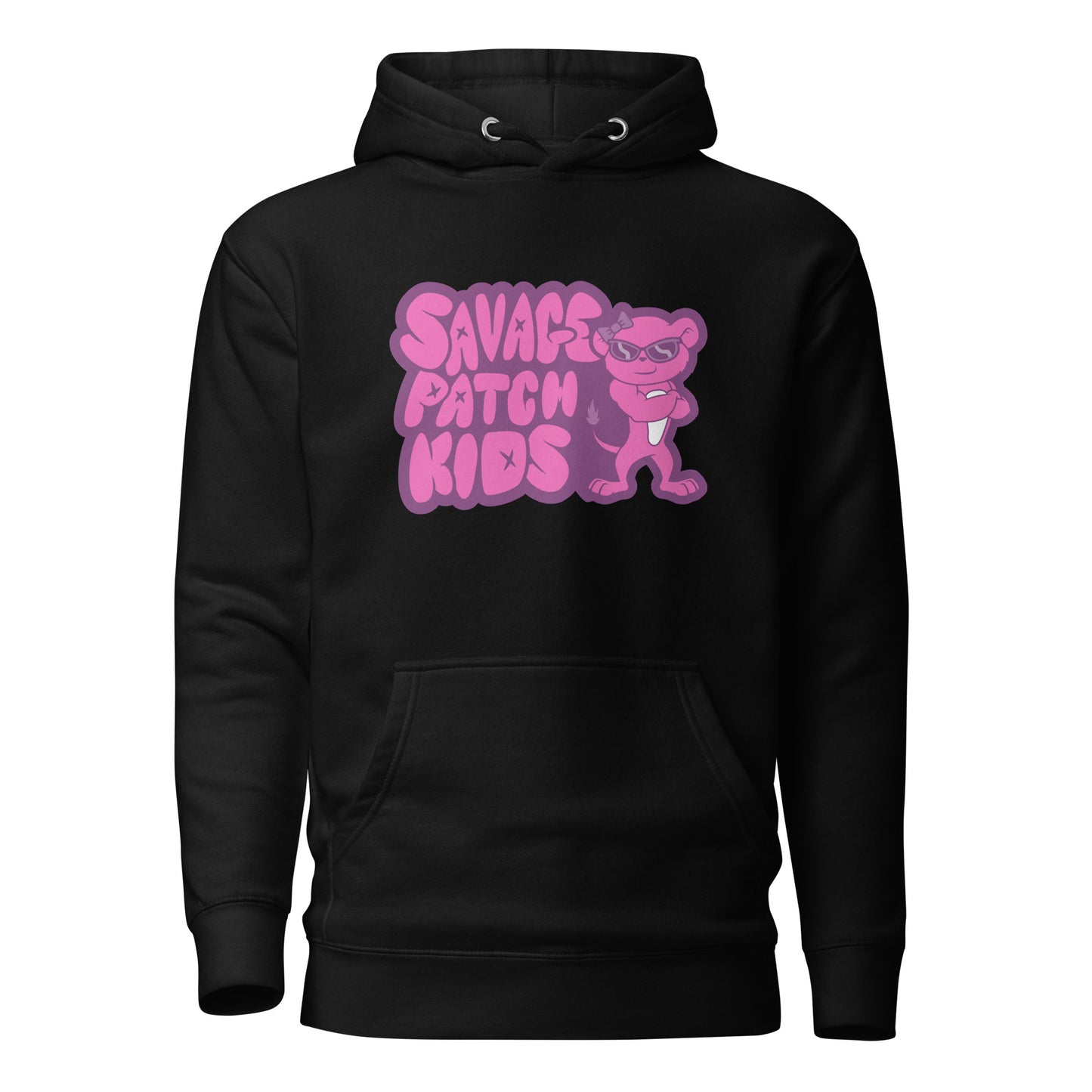 Adult "Patch" in Pink Hoodie