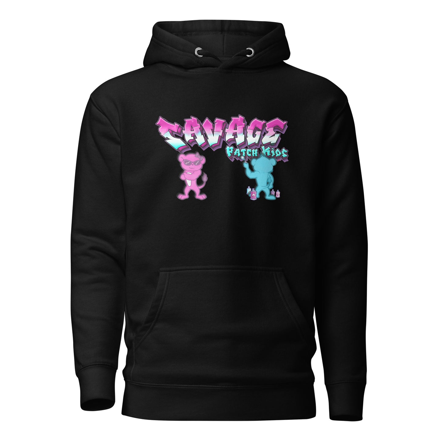 Adult Pink Savage Tagging Hoodie
