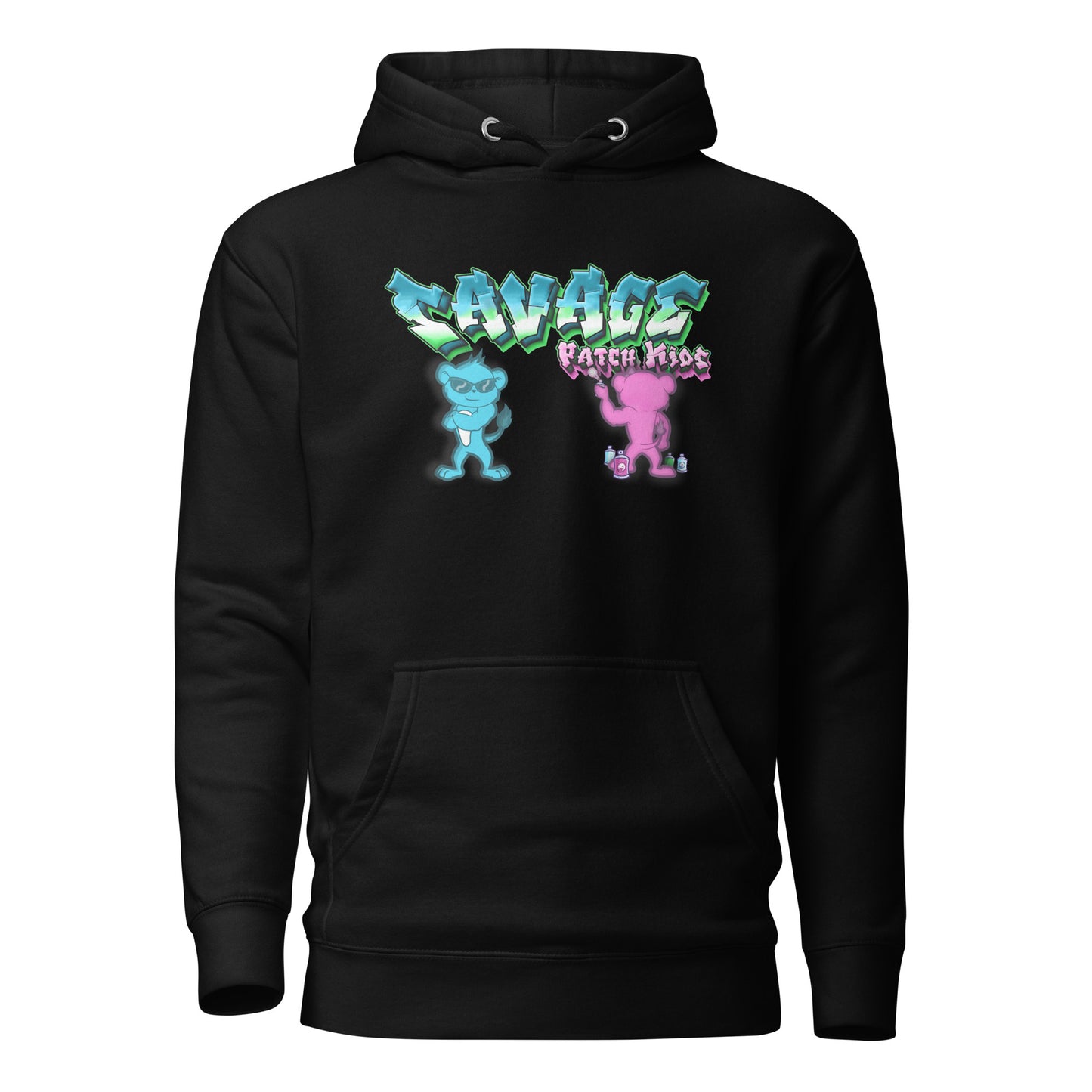 Adult Blue Savage Tagging Hoodie