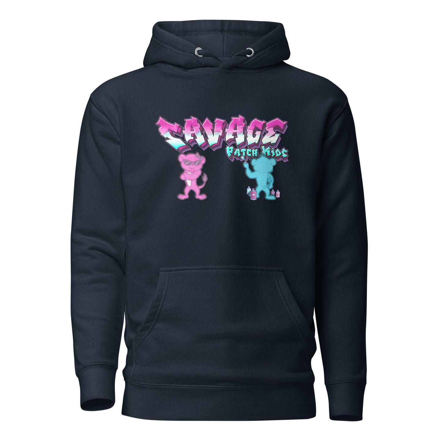 Adult Pink Savage Tagging Hoodie