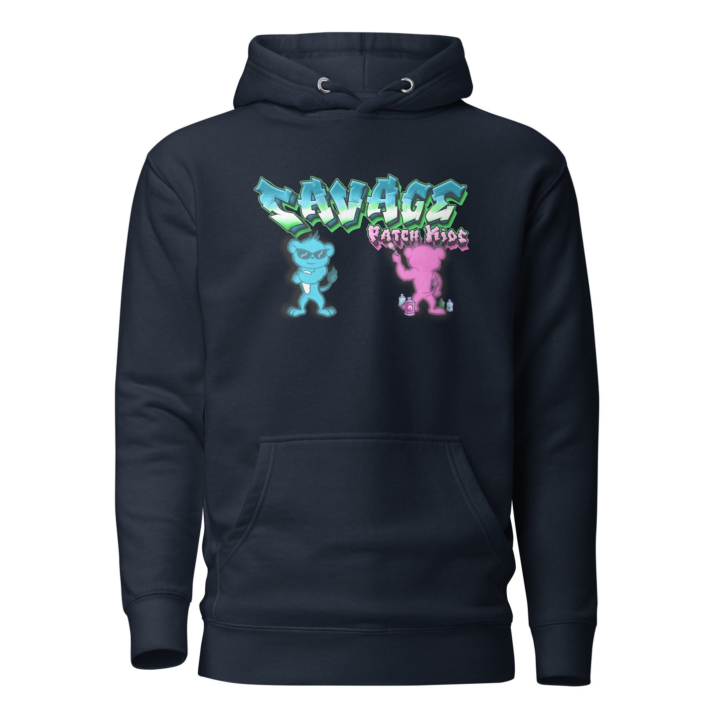 Adult Blue Savage Tagging Hoodie