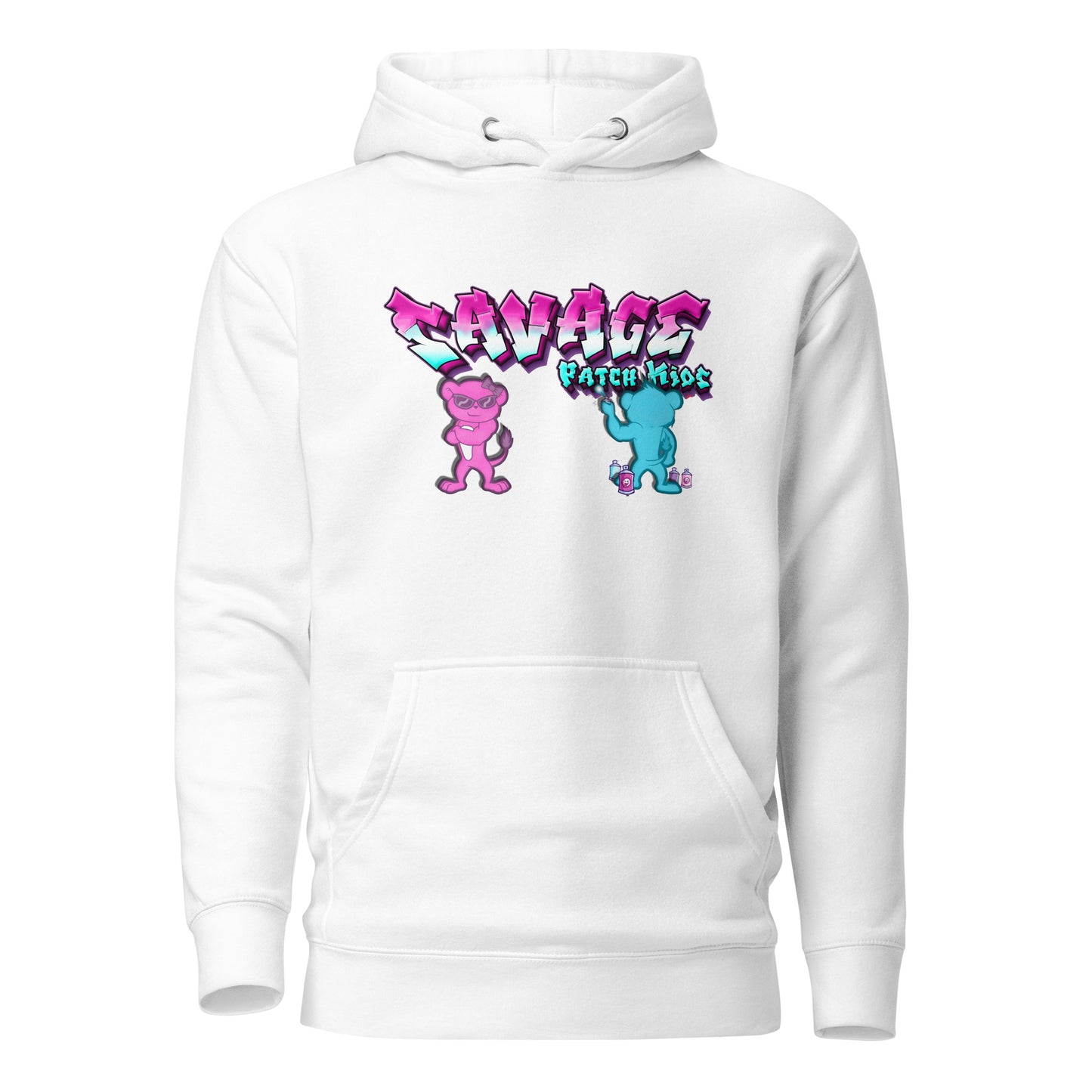 Adult Pink Savage Tagging Hoodie