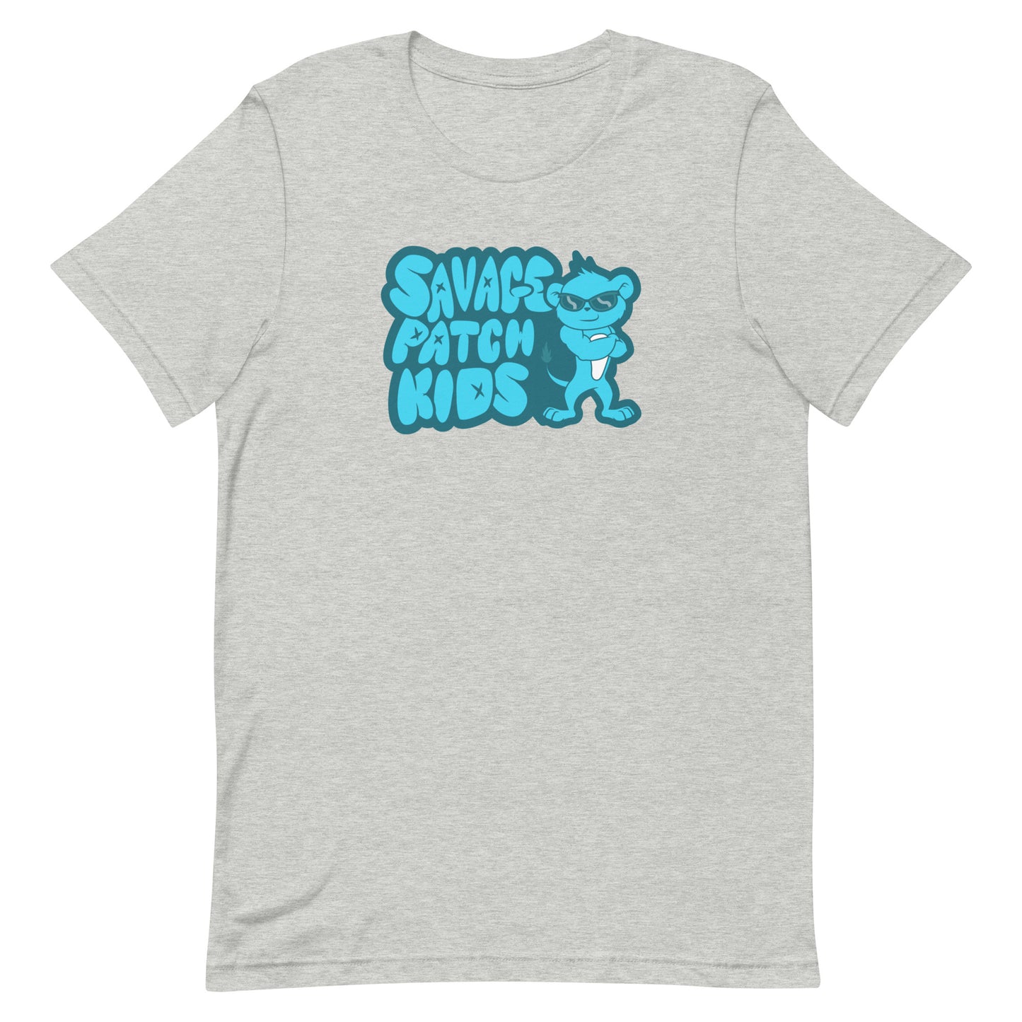 Adult "Patch" in Blue Tee