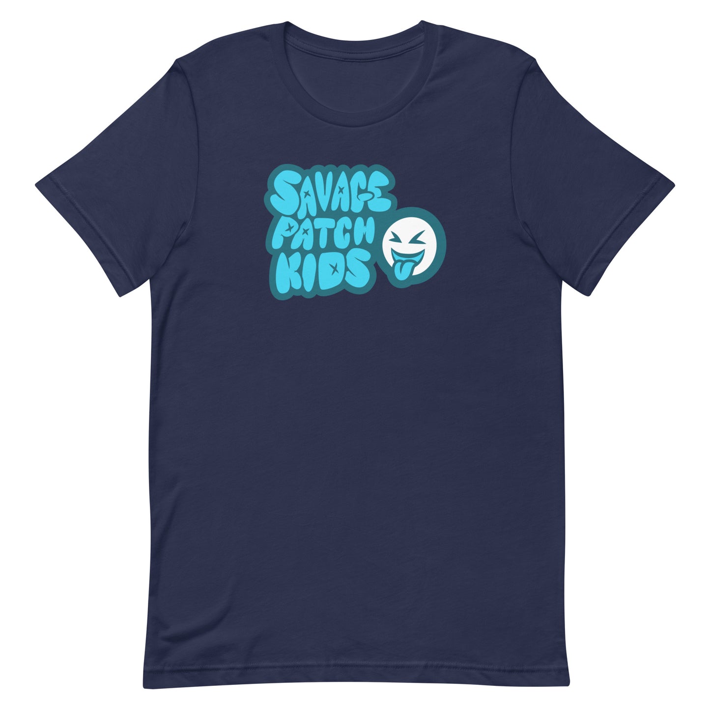 Adult Blue Savage Smile Tee