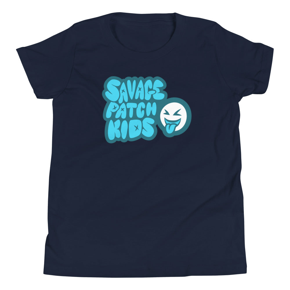 Youth Blue Savage Smile Tee