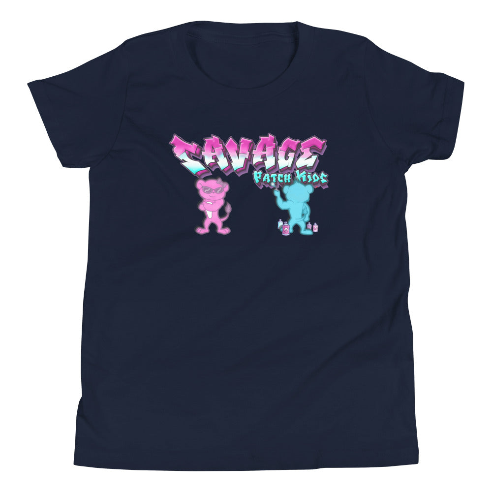 Youth Pink Savage Tagging Tee