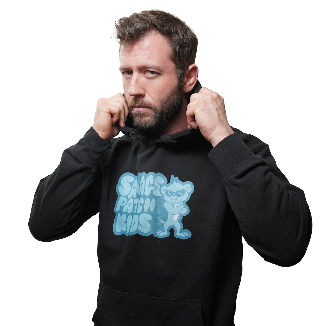Adult "Patch in Blue" Hoodie