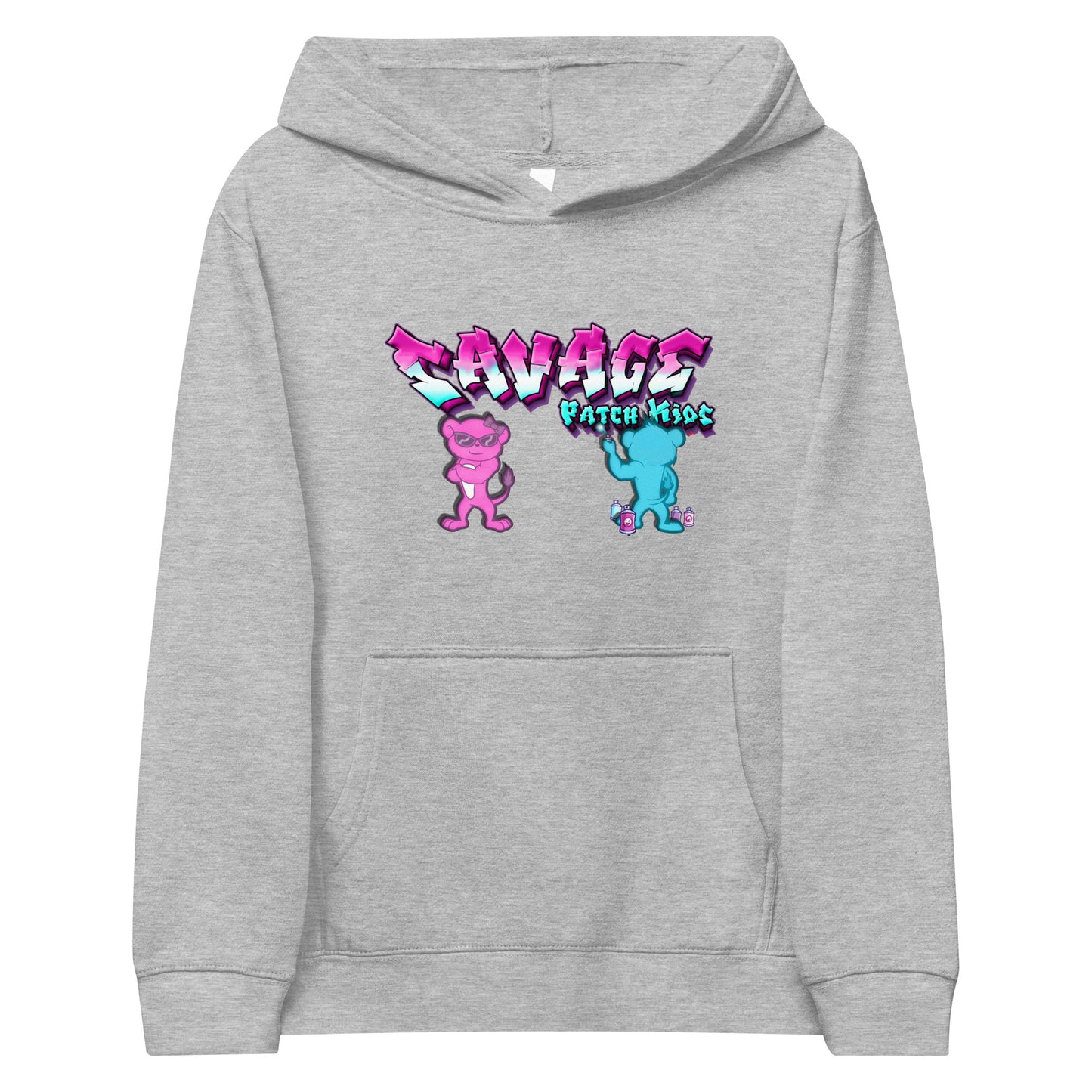 Youth Pink Savage Tagging Hoodie