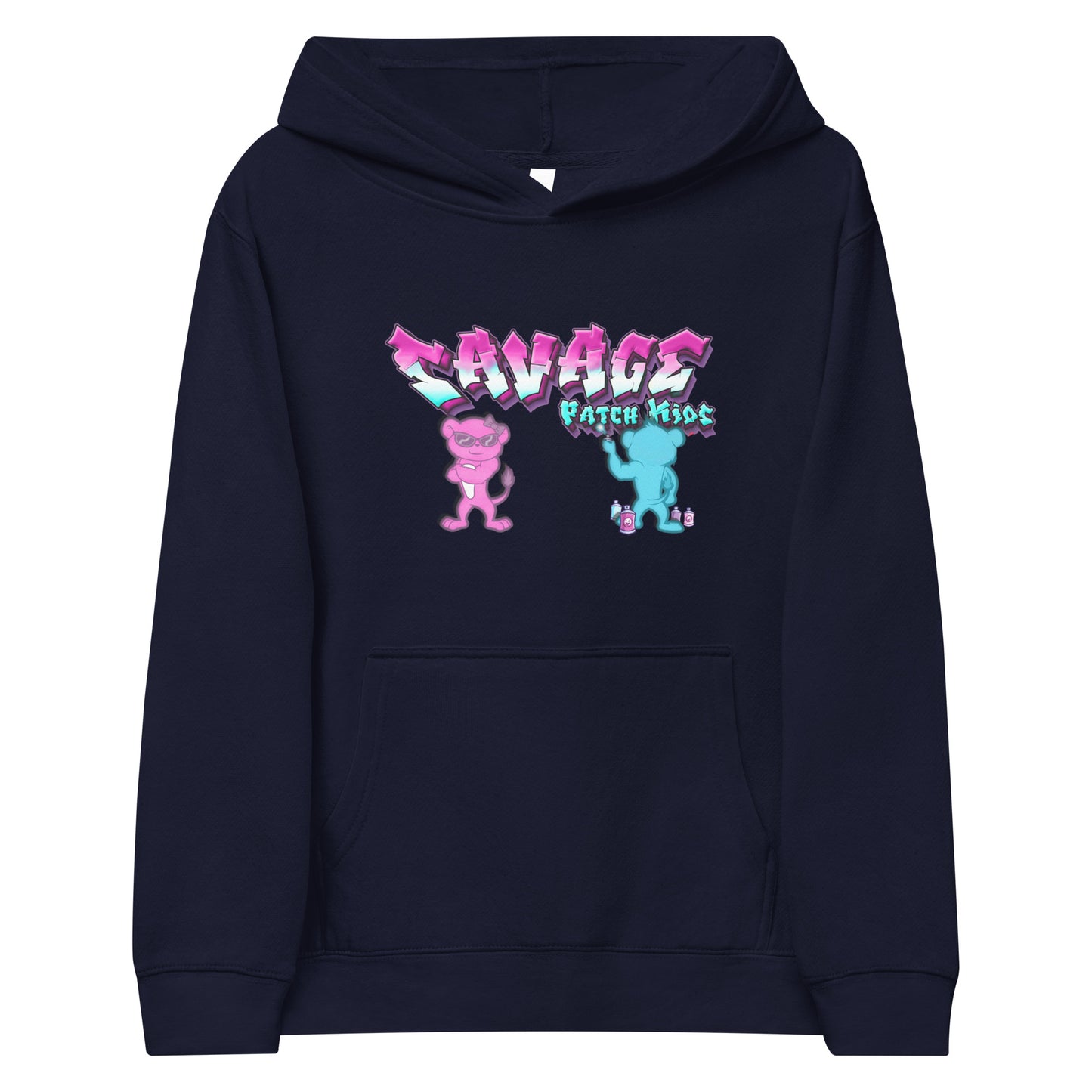 Youth Pink Savage Tagging Hoodie