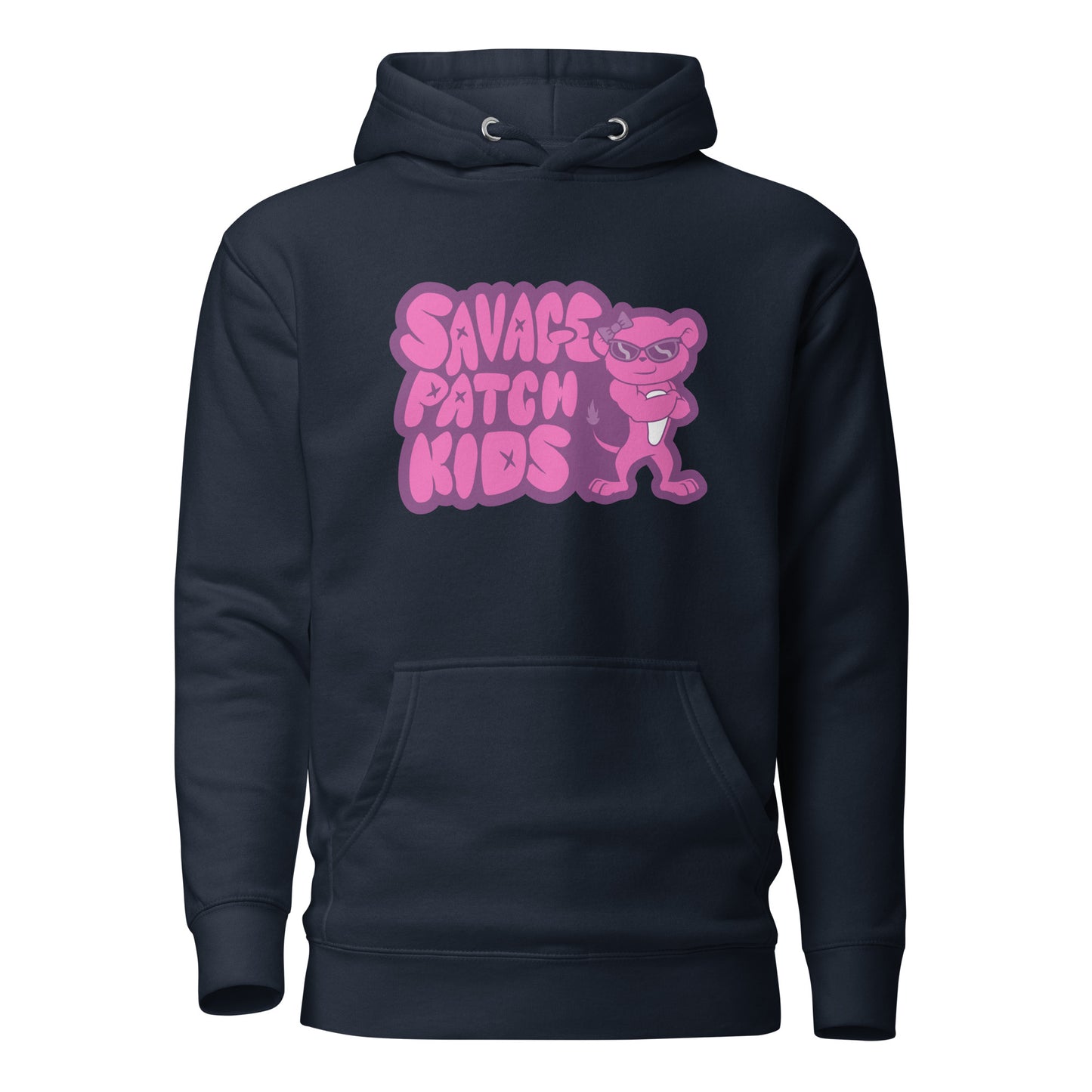 Adult "Patch" in Pink Hoodie