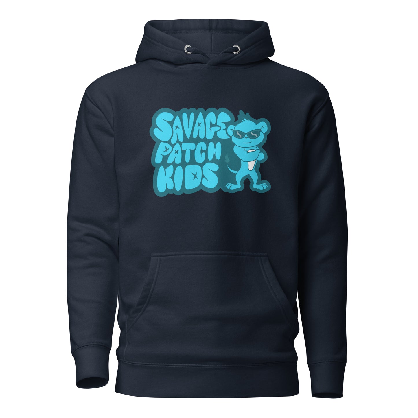 Adult "Patch in Blue" Hoodie