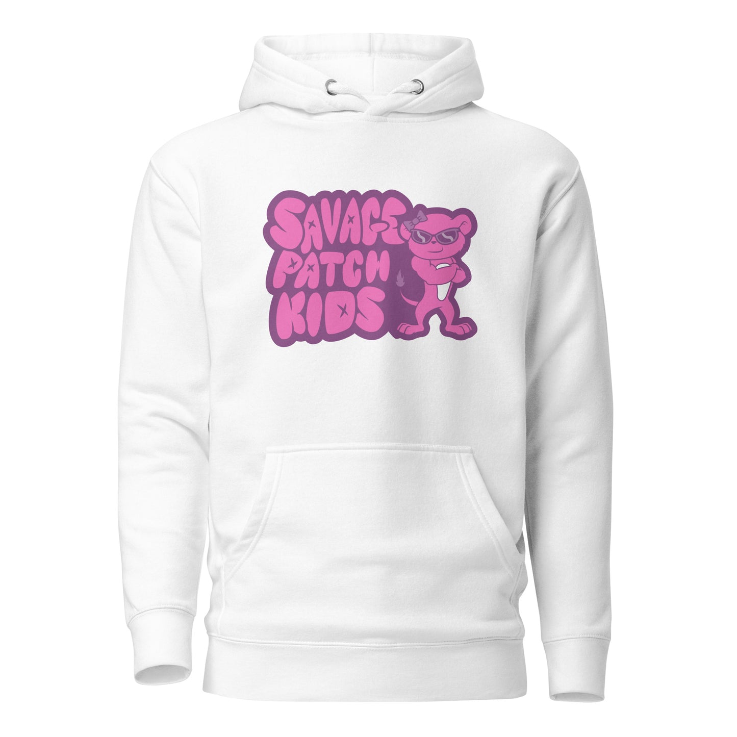 Adult "Patch" in Pink Hoodie